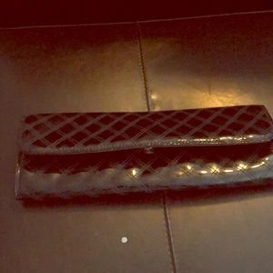 Patton leather clutch